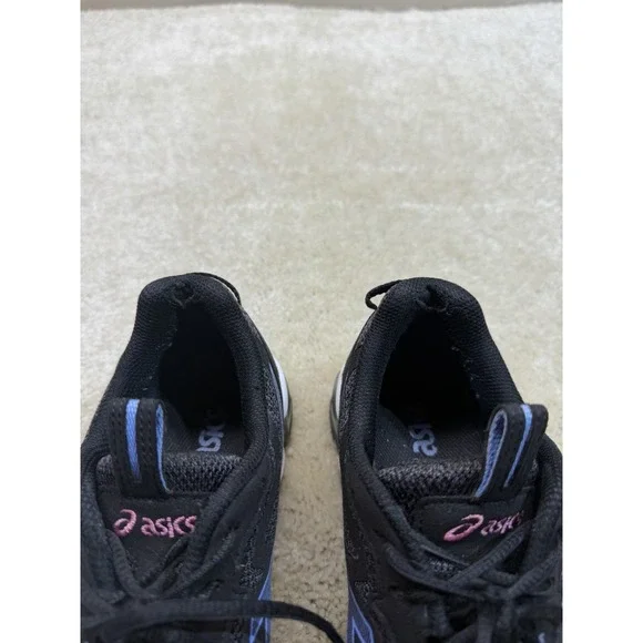 Asics Gel Quantum 90 Shoes Womens 10 Black Blue White Hiking Running Outdoor - Picture 6 of 9